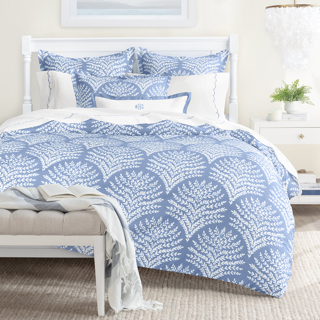 Coastal Blue Avalon Duvet Cover