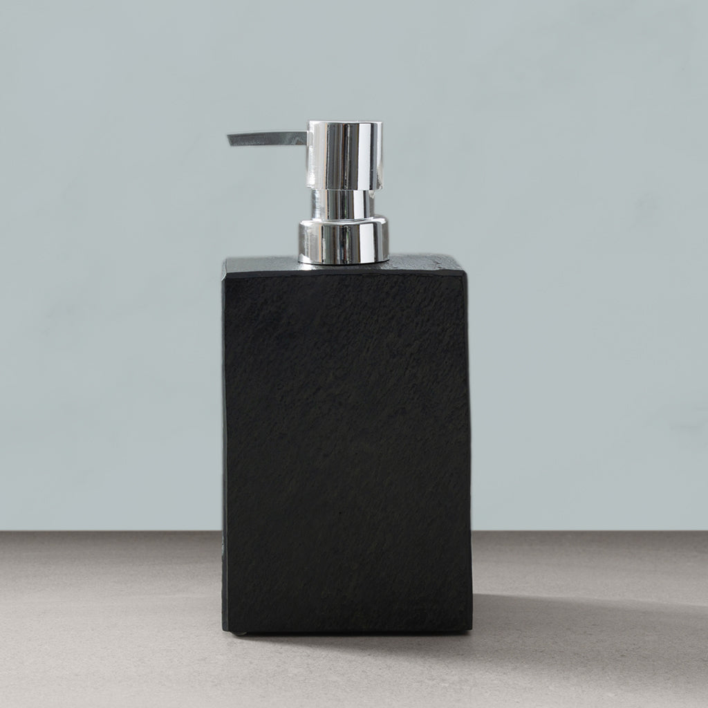 The Charcoal Slate Resin Bath Accessories