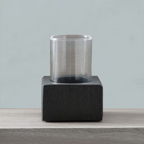 Charcoal Slate Resin Bath Accessories, Tumbler