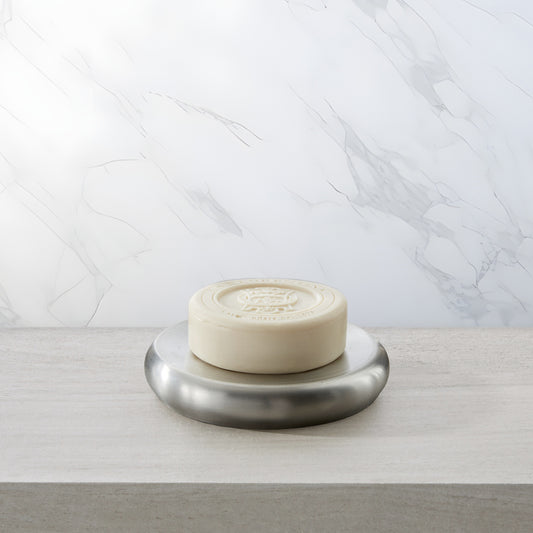 Classic Brushed Stainless Steel Bath Accessories, Soap Dish