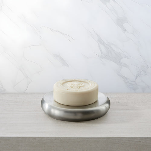 Classic Brushed Stainless Steel Bath Accessories, Soap Dish
