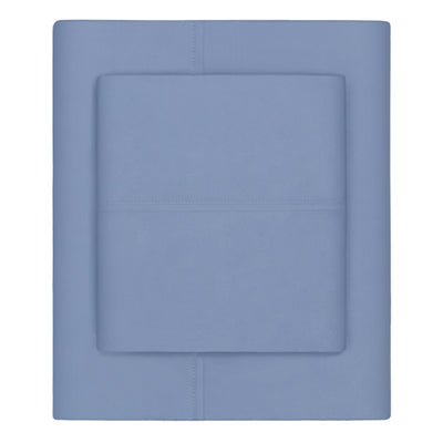Coastal Blue 400 Thread Count Sheet Set (Fitted, Flat, & Pillow Cases)