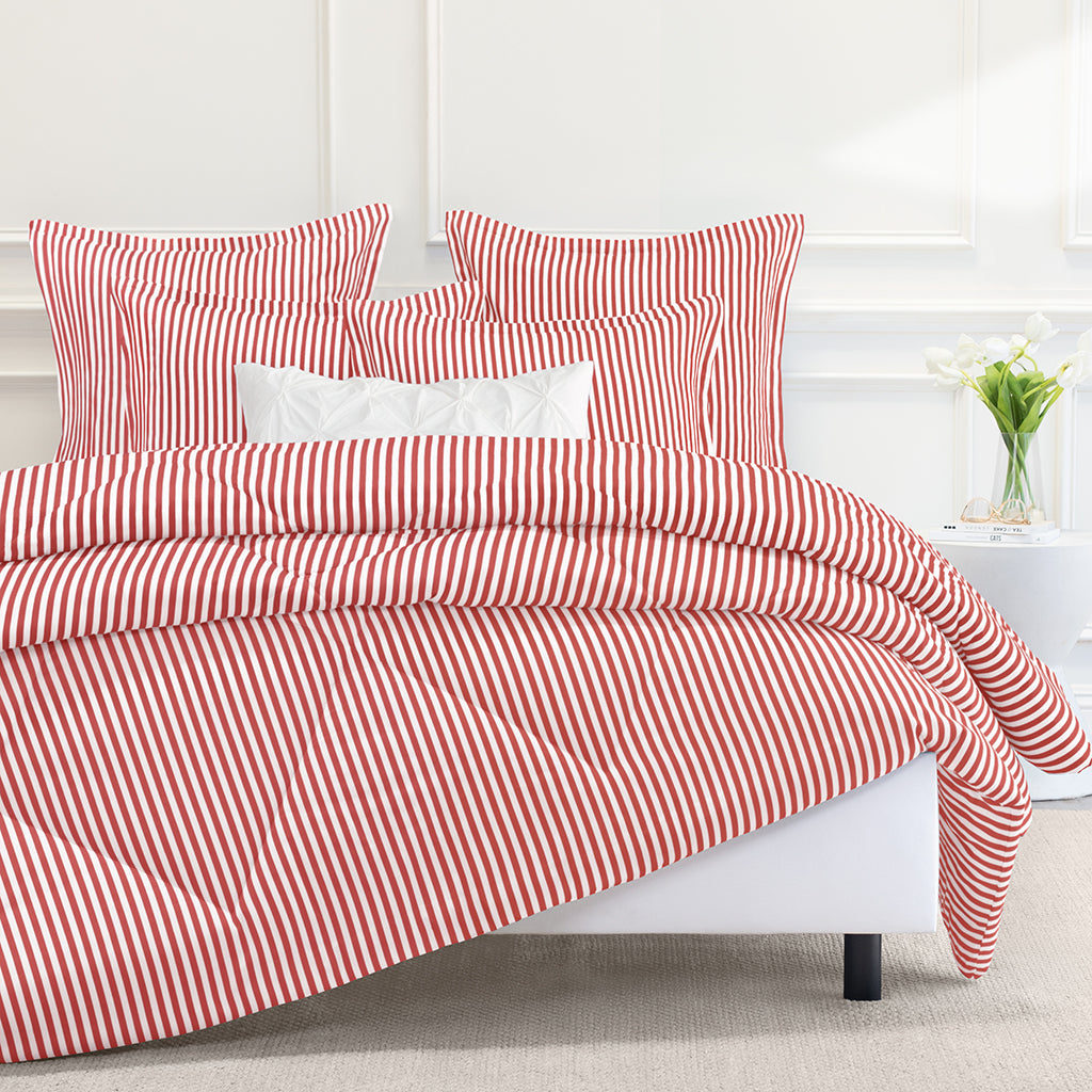 Red Larkin Sham Pair