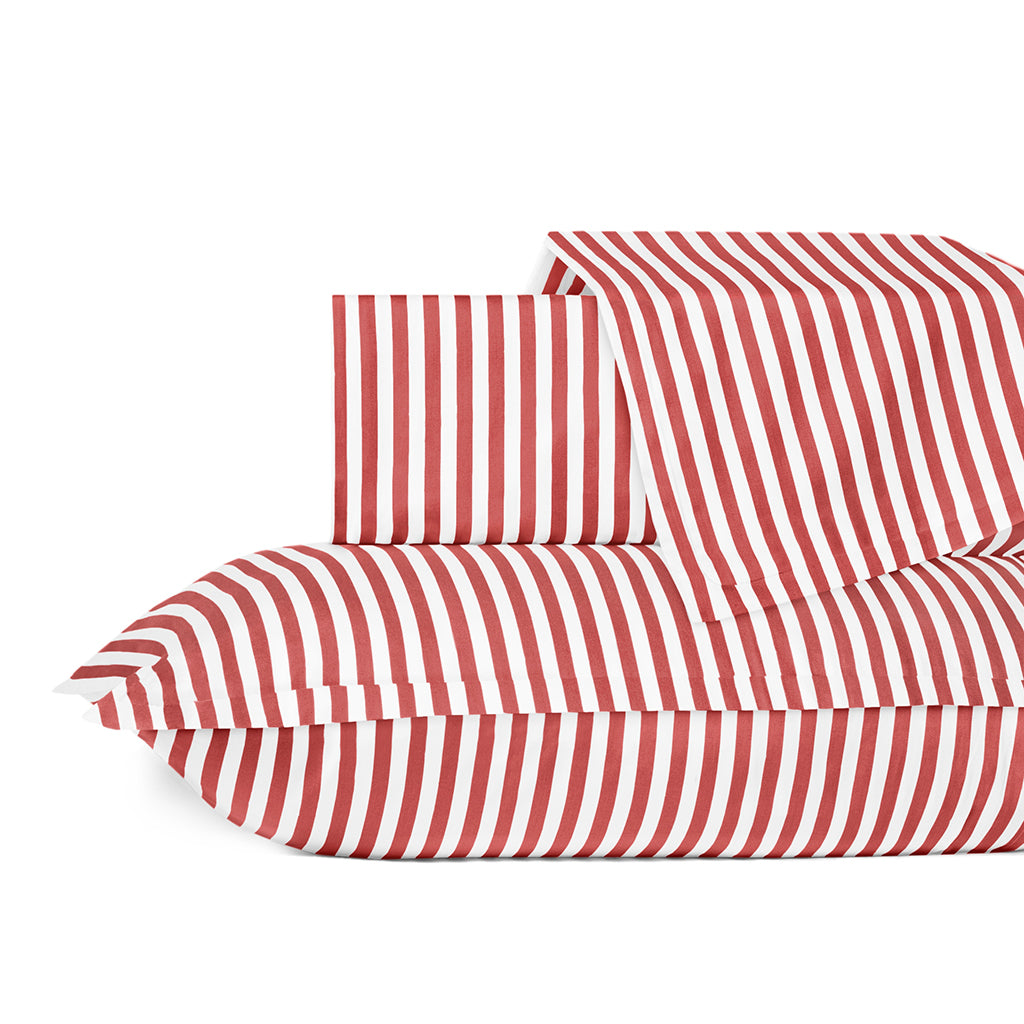 Red Larkin Duvet Cover