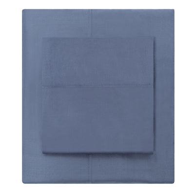 Slate Blue 400 Thread Count Sheet Set (Fitted, Flat, & Pillow Cases)