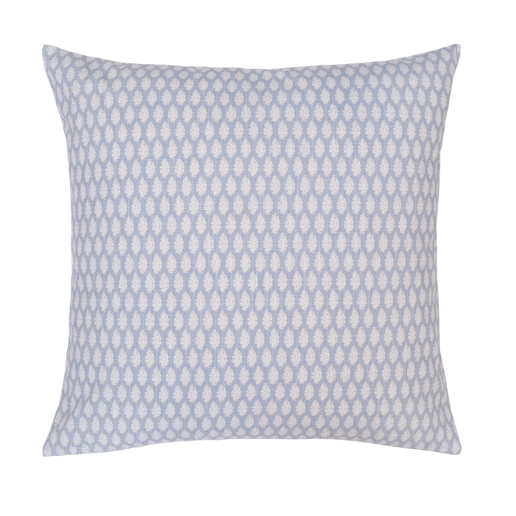 The Blue Sea Grass Square Throw Pillow