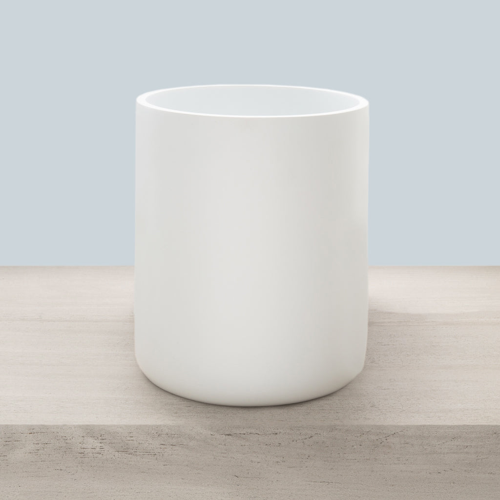 Gold Luna Resin Bath Accessories, Waste Basket