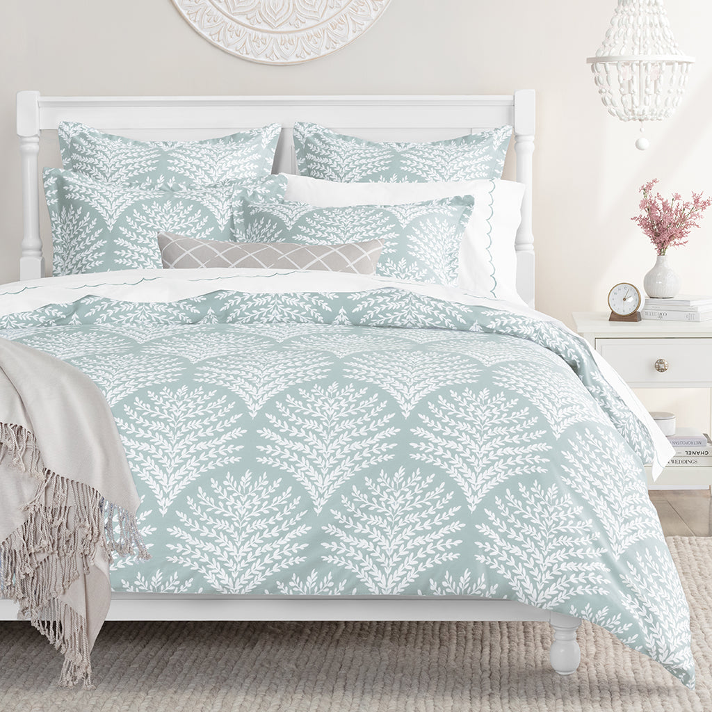 Green Avalon Duvet Cover