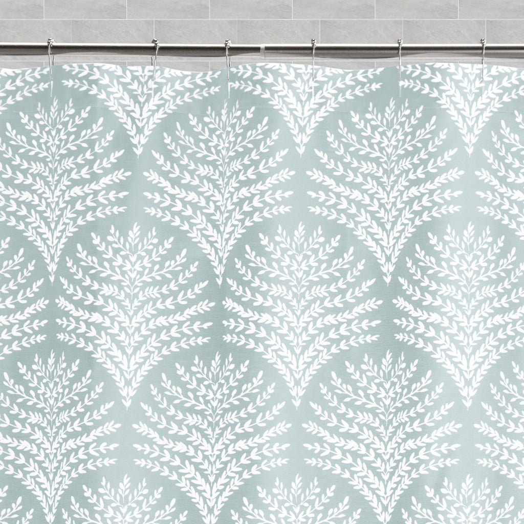 The Green Avalon Shower Curtain