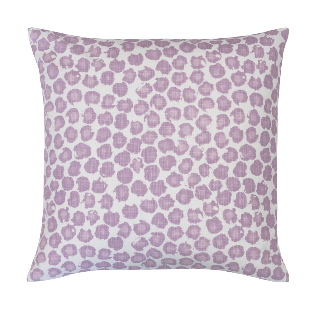 Bedroom inspiration and bedding decor | The Purple Modern Cheetah Square Throw Pillow Duvet Cover | Crane and Canopy