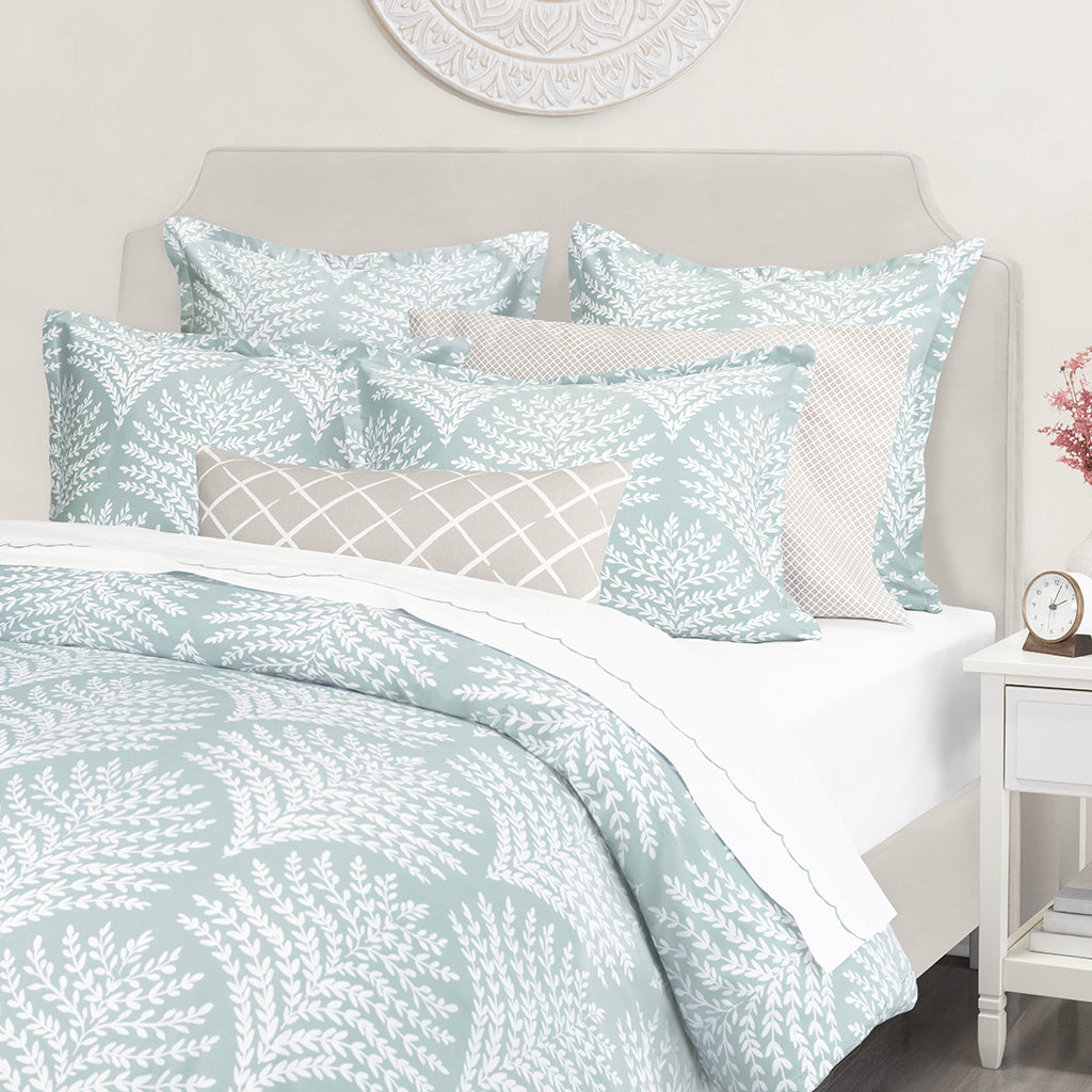 Green Avalon Duvet Cover