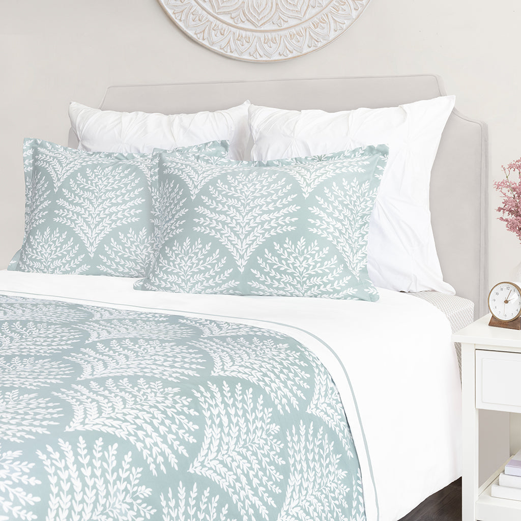 Green Avalon Duvet Cover