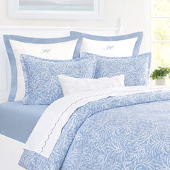 Bedroom inspiration and bedding decor | Wilder Cornflower Blue Duvet Cover | Crane and Canopy