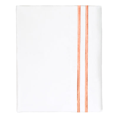 Apricot Lines Embroidered Pillowcase Pair