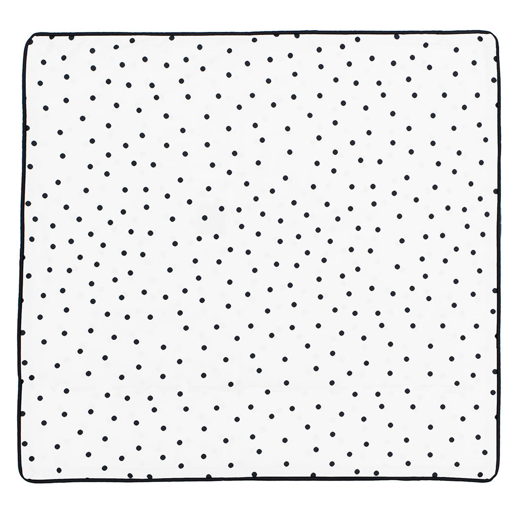 Black and White Harper Euro Sham (Black Piping)
