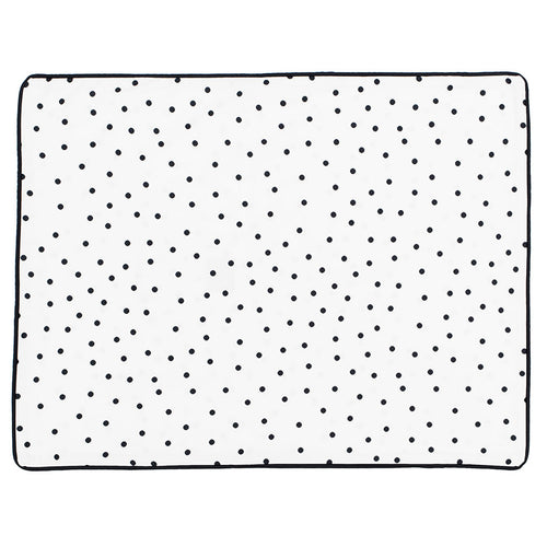 Black and White Harper Sham Pair (Black Piping)