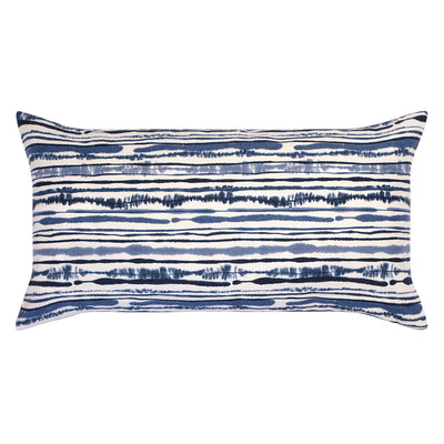 The Blue Scribble Lines Throw Pillow