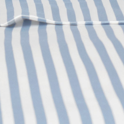 French Blue Striped Flat Sheet