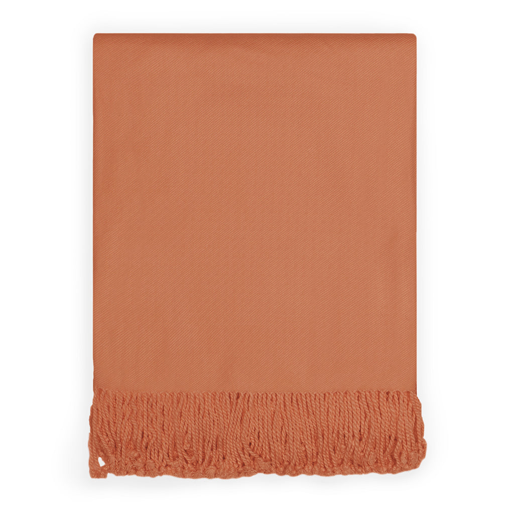 Bedroom inspiration and bedding decor | The Burnt Orange Fringed Throw Blanket Duvet Cover | Crane and Canopy