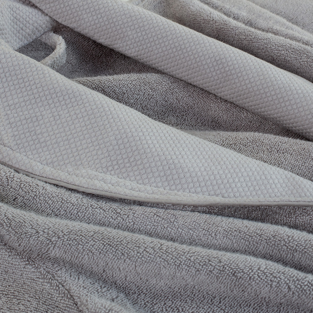 The Grey Plush Cotton Bathrobe