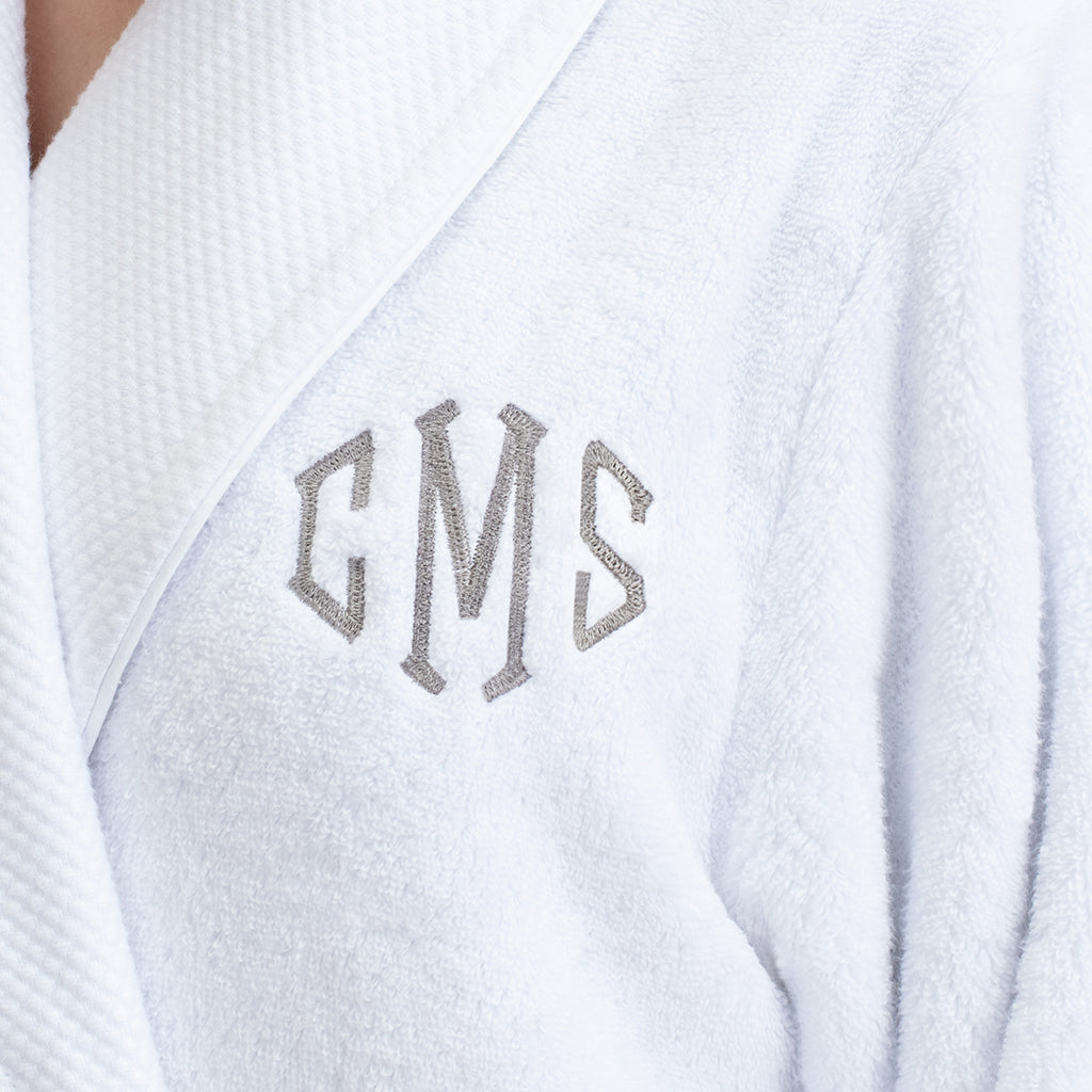 The White Plush Cotton Bathrobe