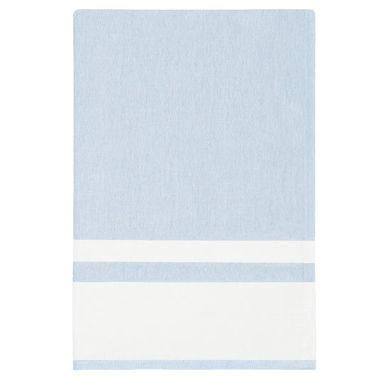 The Chambray Stripe Blue Tea Towel