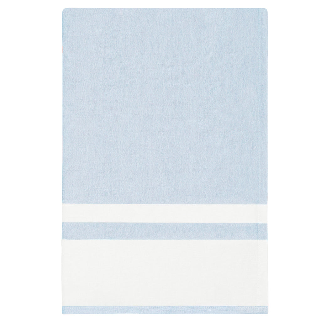 Bedroom inspiration and bedding decor | The Chambray Stripe Blue Tea Towel | Crane and Canopy