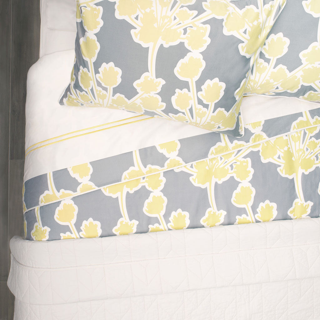 The Chevron Soft White Quilt & Sham