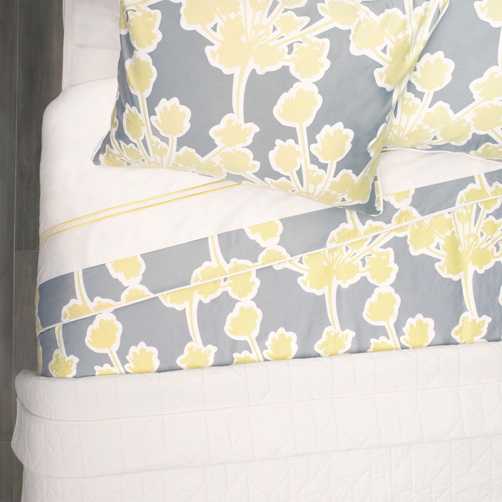 Soft White Chevron Quilt