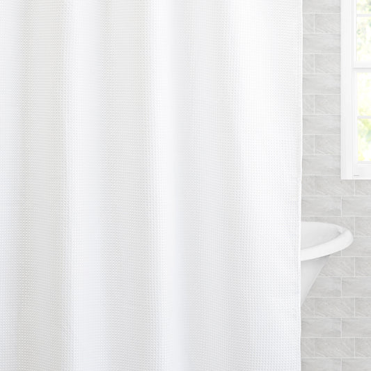The Classic Waffle Shower Curtain