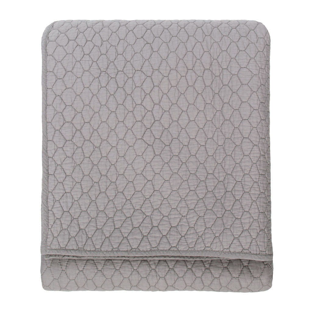 The Cloud Light Grey Quilt & Sham