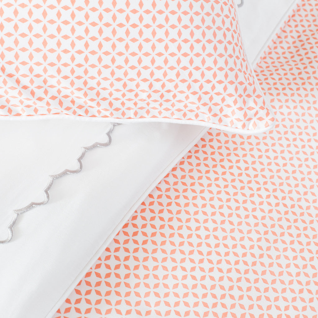 The Coral Morning Glory Sheet Set