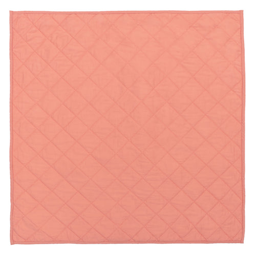 Coral Diamond Quilt Euro Sham