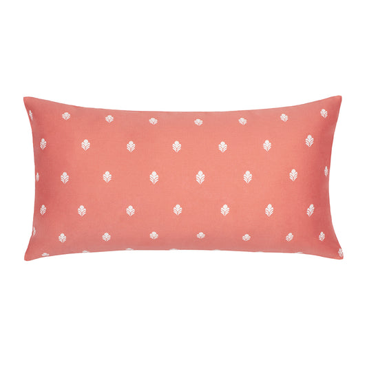 The Coral Flora Throw Pillow