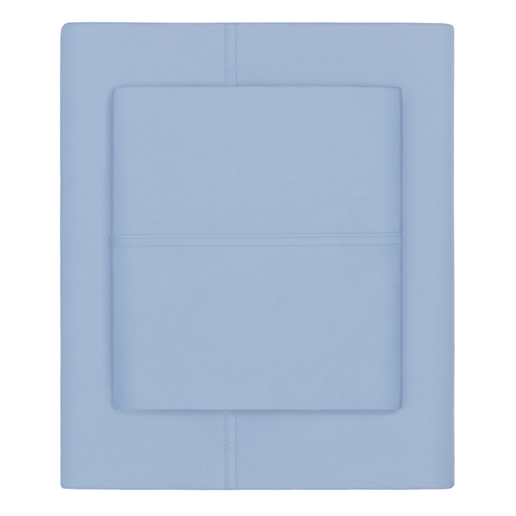 Bedroom inspiration and bedding decor | Cornflower Blue 400 Thread Count Sheet Set (Fitted, Flat, & Pillow Cases)s | Crane and Canopy