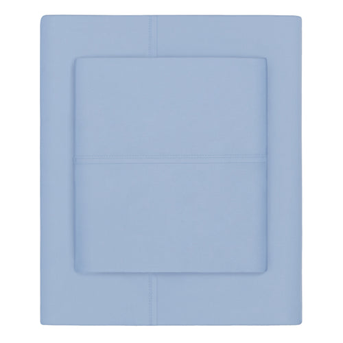 Cornflower Blue 400 Thread Count Sheet Set (Fitted, Flat, & Pillow Cases)