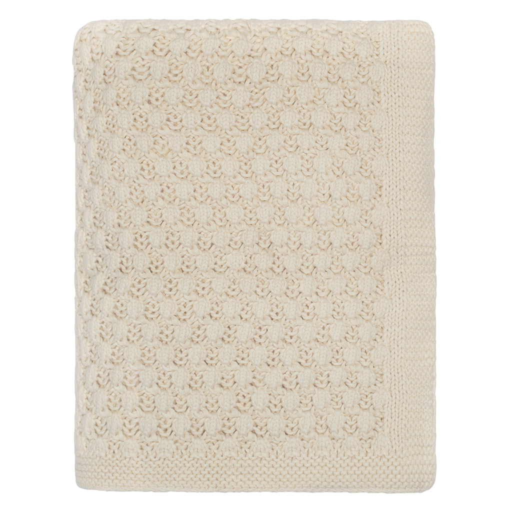 Bedroom inspiration and bedding decor | Cream Bubble Knit Throw Duvet Cover | Crane and Canopy