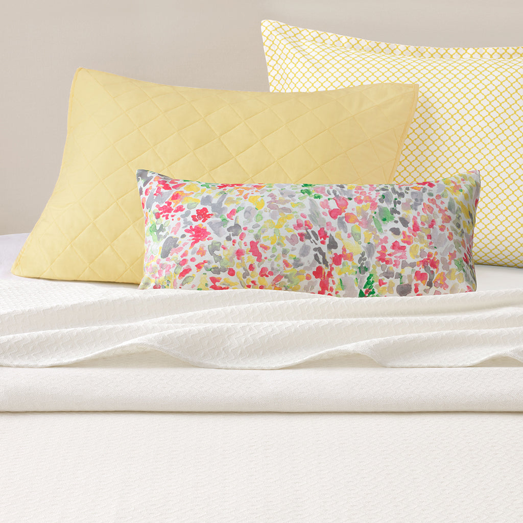 The Spring Garden Watercolor Throw Pillow