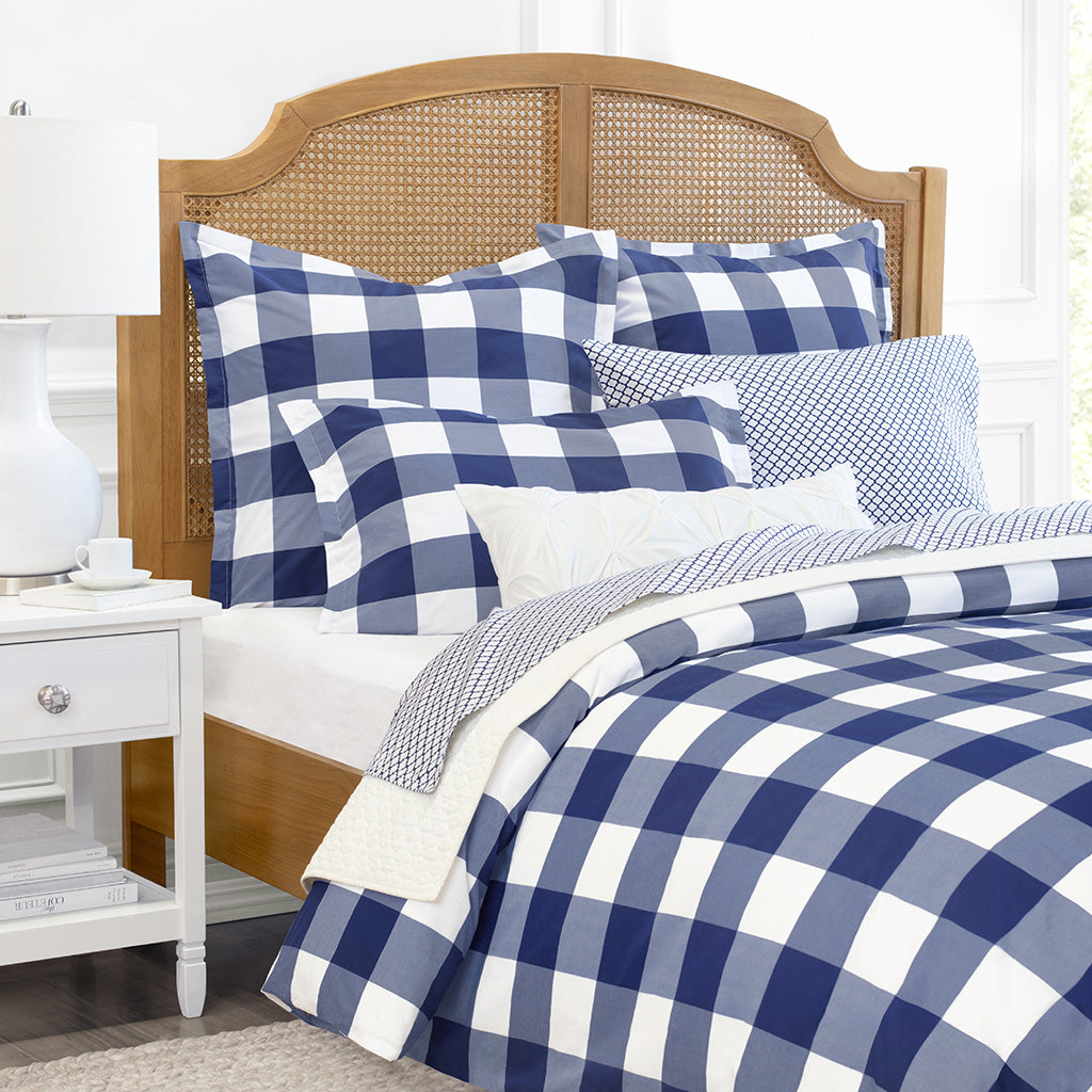 Bedroom inspiration and bedding decor | Dakota Navy Blue Duvet Cover Duvet Cover | Crane and Canopy