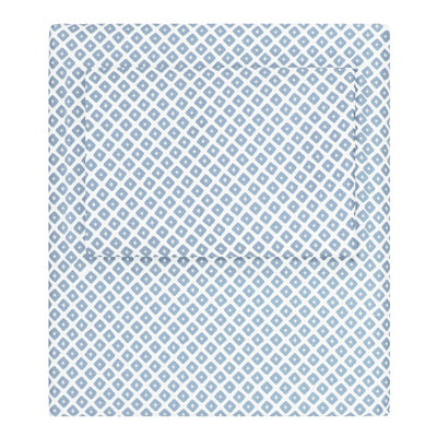 French Blue Diamonds Flat Sheet