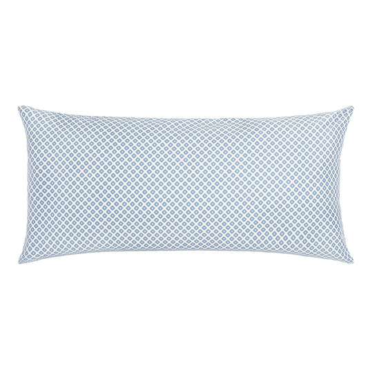 French Blue Diamonds Throw Pillow