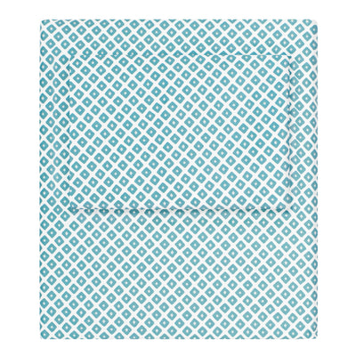 Turquoise Diamonds Sheet Set (Fitted, Flat, & Pillow Cases)