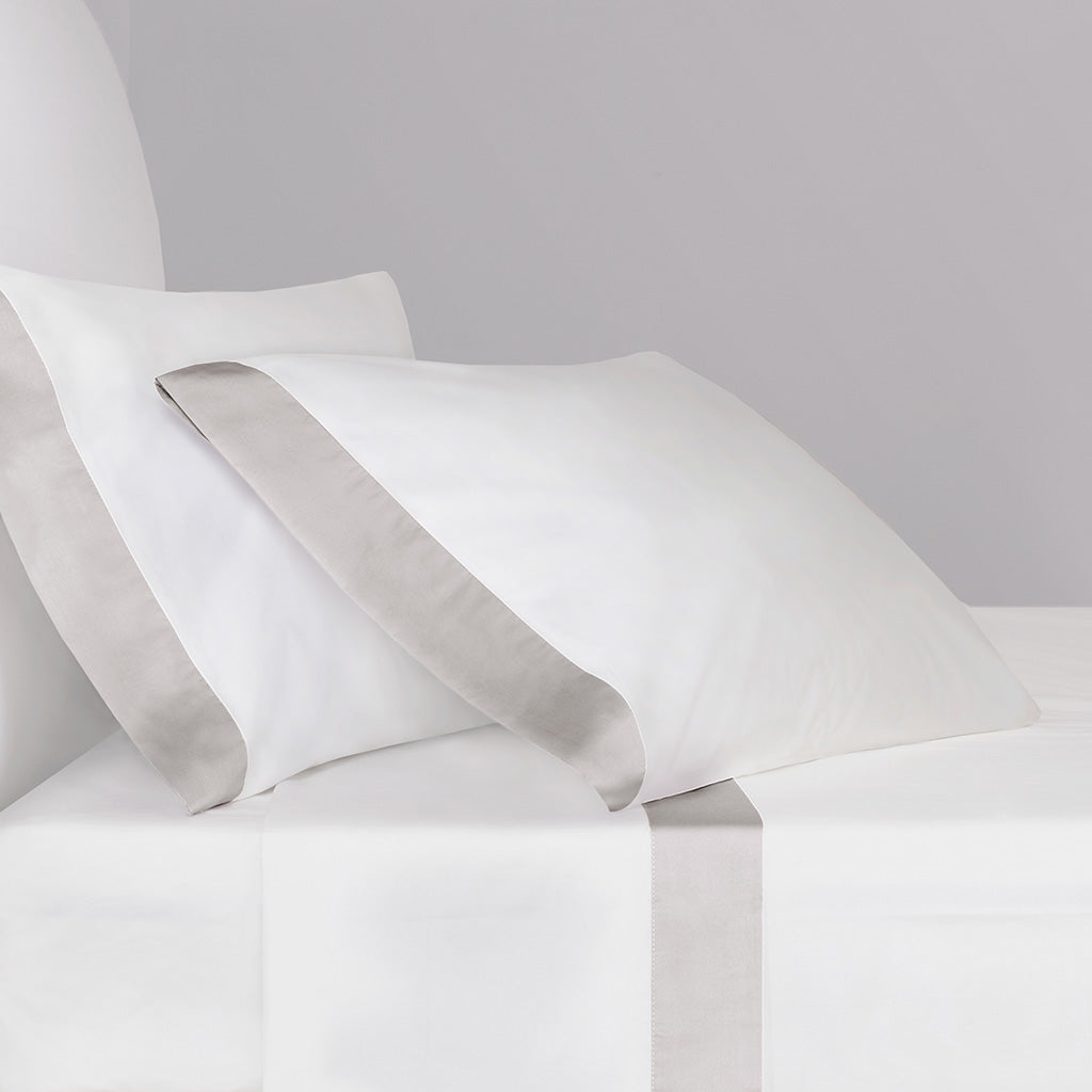 The Dove Grey Border Sheet Set