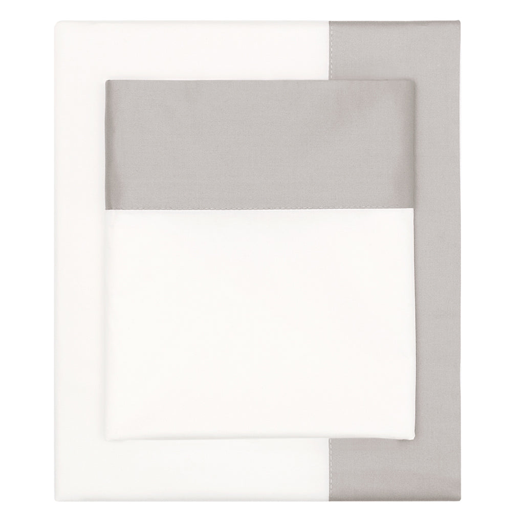 The Dove Grey Border Sheet Set