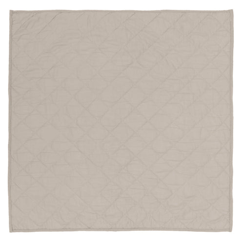 Dove Grey Diamond Quilt Euro Sham