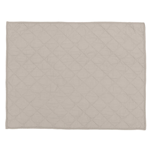 Dove Grey Diamond Quilt Sham Pair