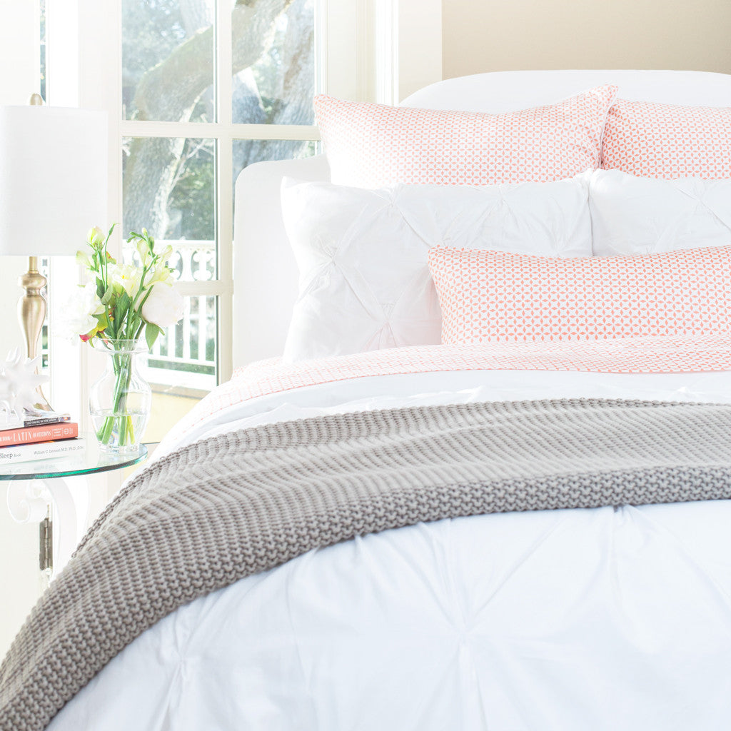 The Coral Morning Glory Sheet Set