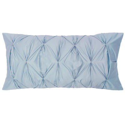 French Blue Pintuck Throw Pillow