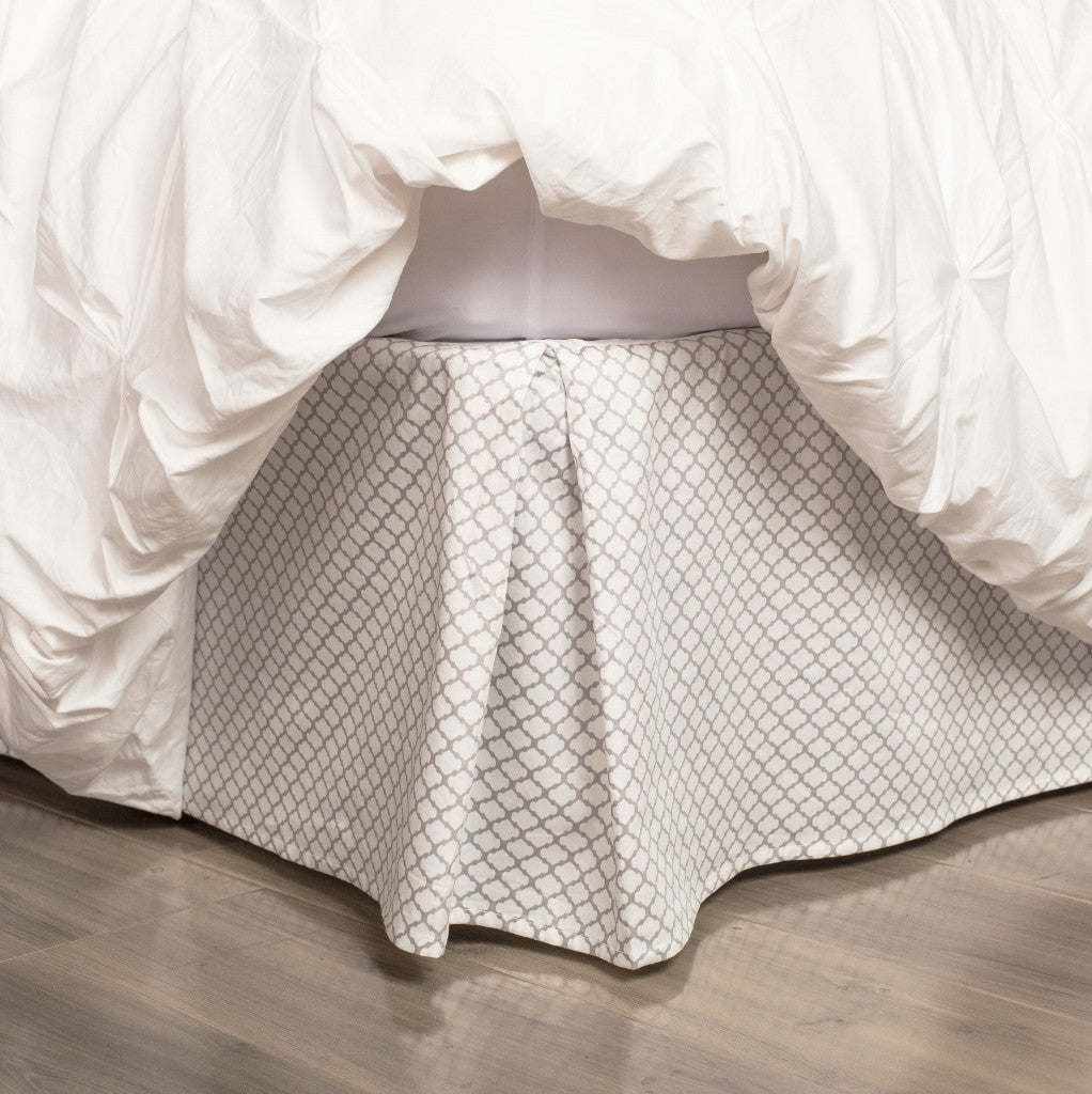 Bedroom inspiration and bedding decor | Grey Cloud Bed Skirt Duvet Cover | Crane and Canopy