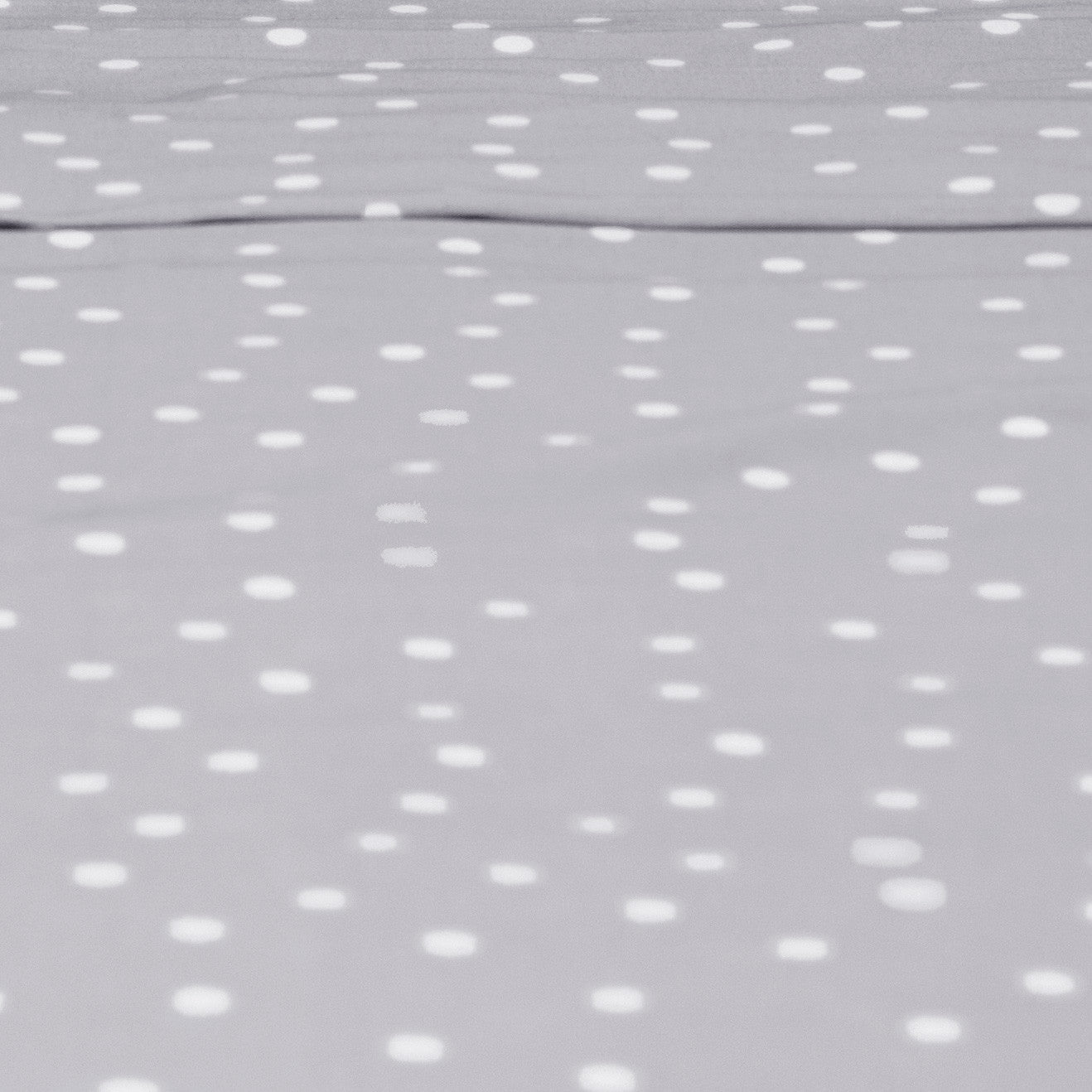 Grey Polka Dots Flat Sheet